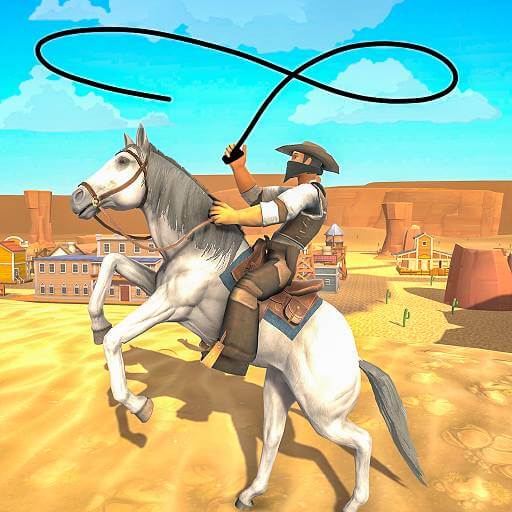 West Cowboy Rodeo Rider Safari